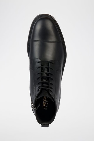 Botines de piel Tiberio A - Negro