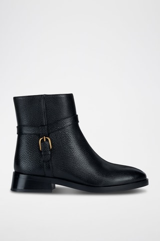Botines de piel Tormalina - Negro
