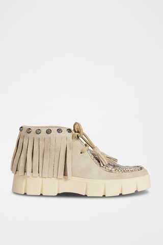 Botines de piel caprina Ghoula - Topo