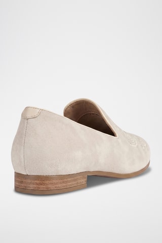 Slippers en nubuck Marlyna - Beige