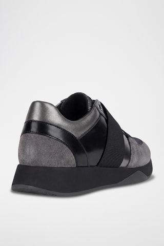 Slip-on de piel Torrence - Gris y negro