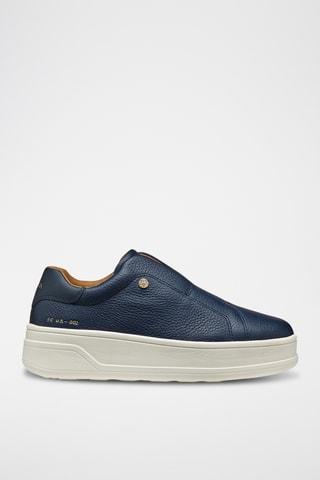 Slip-on de piel Spherica - Azul marino