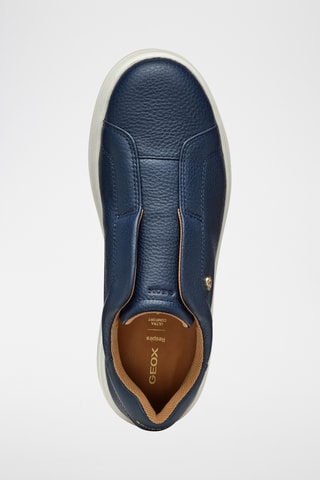 Slip-on de piel Spherica - Azul marino