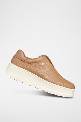 Slip-on de piel Spherica - Beige