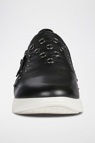 Slip-on de piel Theragon - Negro