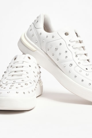 Zapatillas de piel napa - Blanco