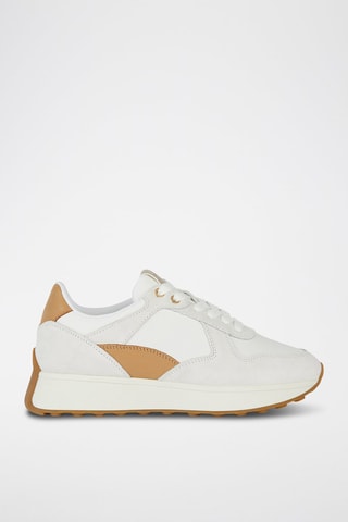 Zapatillas de piel Amabel - Blanco