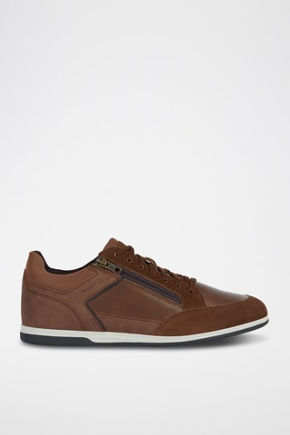 Zapatillas de piel Renan - Marrón