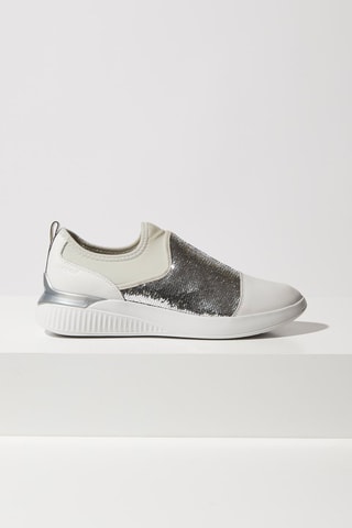 Slip-on de piel - Blanco