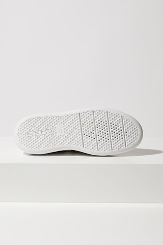 Zapatillas de cuña Ottaya  - Blanco y dorado 