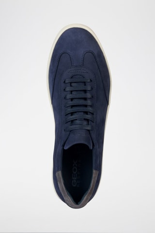 Zapatillas de piel Regio - Azul marino