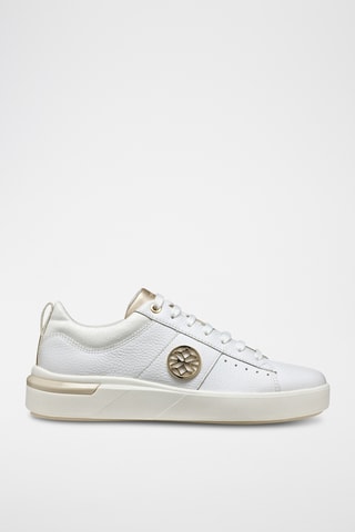 Zapatillas de piel Dalyla - Blanco