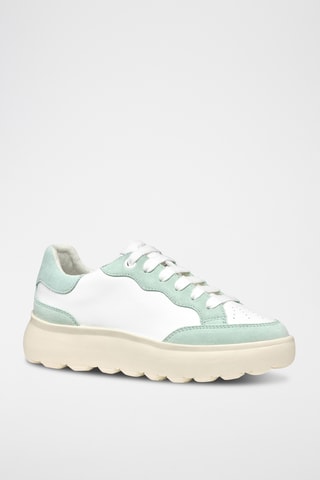 Zapatillas de nobuk Spherica - Blanco y verde