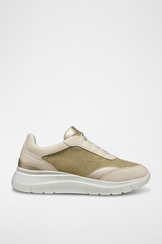 Zapatillas Plummery - Dorado y crudo