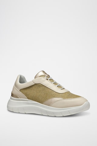 Zapatillas Plummery - Dorado y crudo