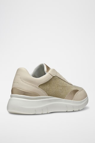 Zapatillas Plummery - Dorado y crudo