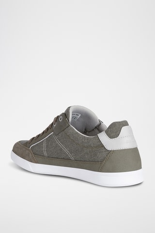 Baskets en cuir Walee - Vert olive