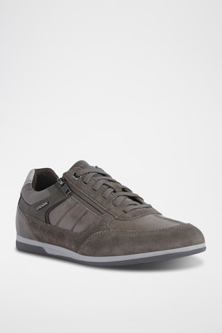 Baskets en cuir Renan - Gris