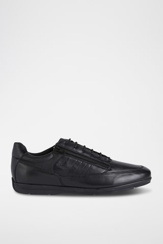 Zapatillas de piel ovina napa Adrien - Negro