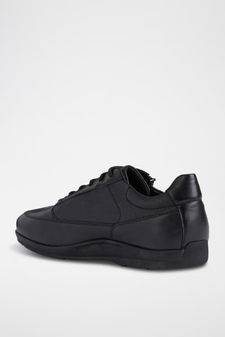 Zapatillas de piel ovina napa Adrien - Negro