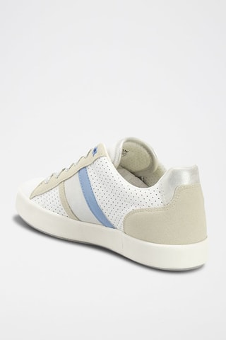 Baskets en cuir nappa Blomiee Blanc et écru