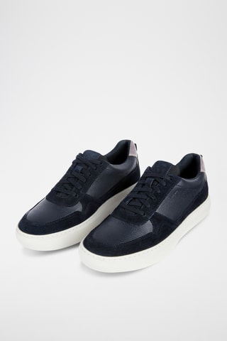 Zapatillas de piel Deiven - Azul marino