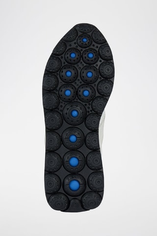 Zapatillas de nobuk y piel napa Spherica Vseries - Blanco