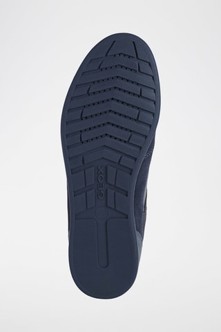 Baskets en cuir Renan - Bleu marine