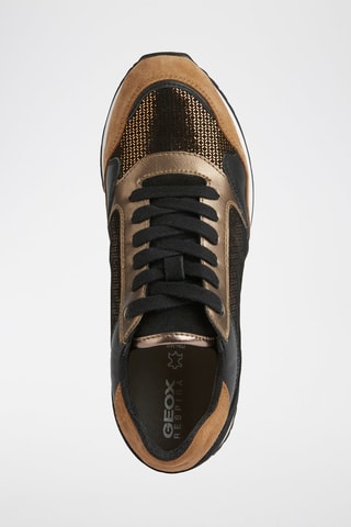 Zapatillas de piel caprina Doralea - Marrón y negro