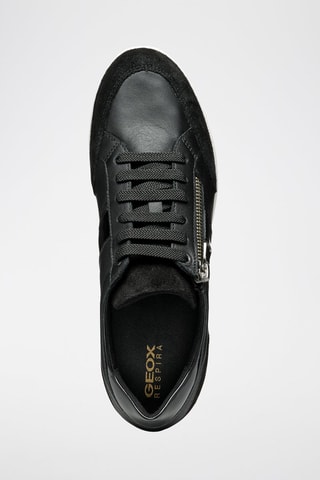 Zapatillas de piel Myria - Negro