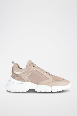 Baskets en cuir D Adacter - Nude