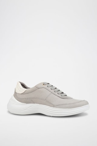 Zapatillas de piel Fluctis A - Gris claro