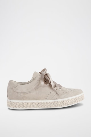 Zapatillas de nobuk Leelu - Gris claro