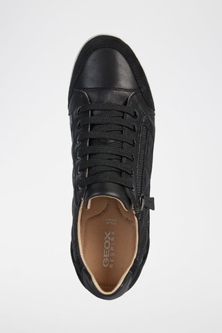 Zapatillas de piel Myria - Negro