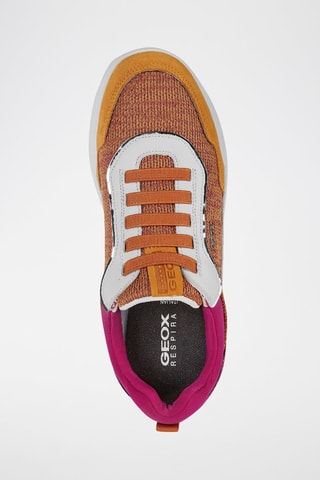 Zapatillas de piel Spherica - Naranja y fucsia