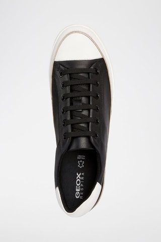 Baskets en cuir Jaysen - Noir et blanc