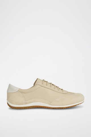 Zapatillas de piel Vega - Beige