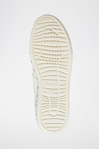 Zapatillas altas de piel napa y nobuk Leelu - Blanco y gris