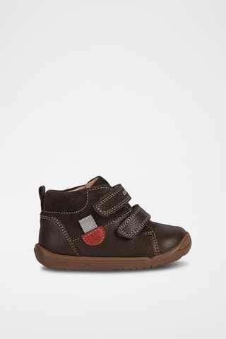 Baskets en cuir Macchia Café