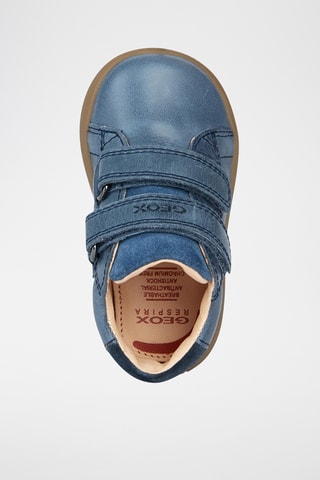 Baskets montantes en cuir Biglia - Bleu cobalt
