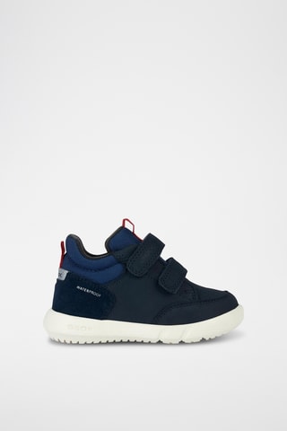 Baskets en cuir Hyroo - Bleu marine