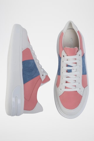 Zapatillas con plataforma Ottaya - Coral