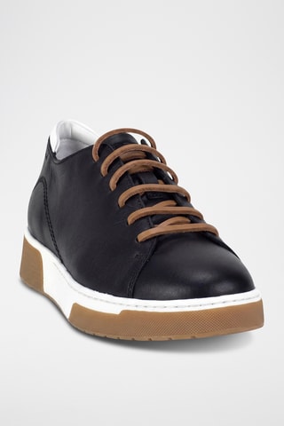 Zapatillas de piel Kapha - Negro