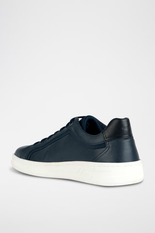 Zapatillas de piel Magnete - Azul marino