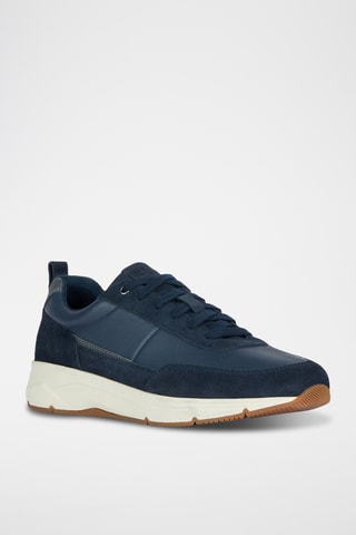Zapatillas de piel Radente - Azul marino