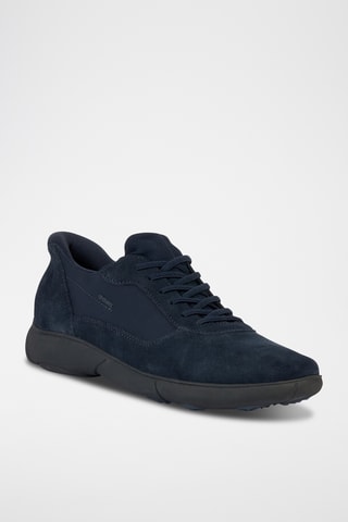Baskets en nubuck Nebula - Bleu marine