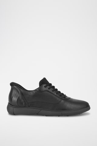 Baskets en cuir nappa Nebula - Noir