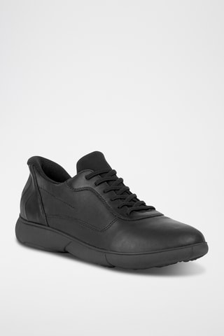Baskets en cuir nappa Nebula - Noir