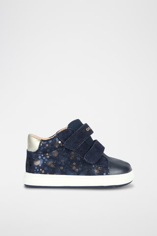 Baskets montantes en cuir Biglia - Bleu nuit