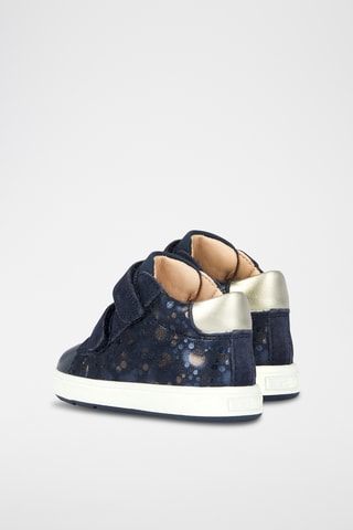 Baskets montantes en cuir Biglia - Bleu nuit